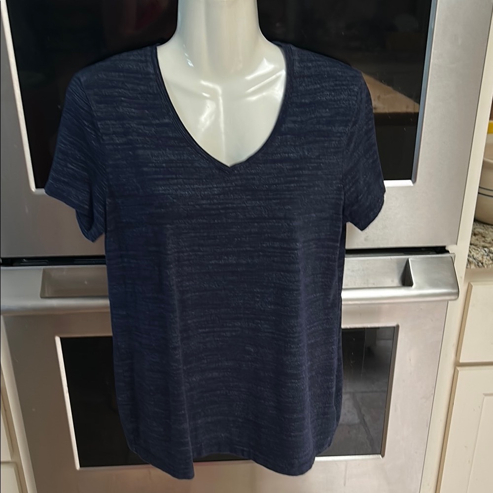 Croft & Barrow Blue Relaxed Short Sleeve Tee